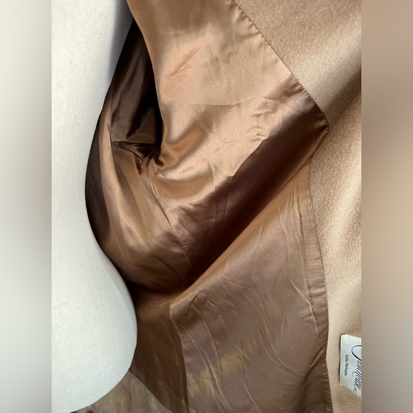 Vintage late 60’s-70s union made Nehru style camel/beige button up coat. size 12 - Picture 8 of 8